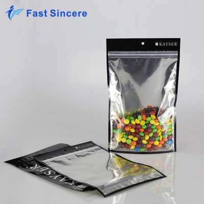 Dried Food Zip Lock Packaging Transparent Bag