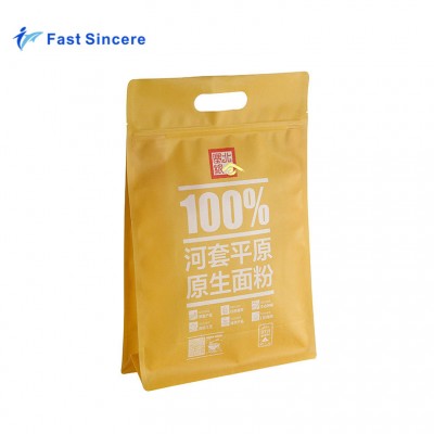 Plastic 10Kg Maize Flour Packaging Kraft Paper Bag