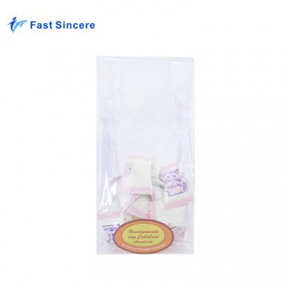 opp confectionery bags food packaging plastic opp bag with header