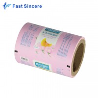 Customized size moisture proof roll stock plastic packing film for lady