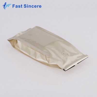 New material one way valve colored foil biodegradable coffee bags