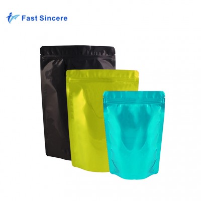 Biodegradable Metalized Stand Up Heat Seal Sample Pouch