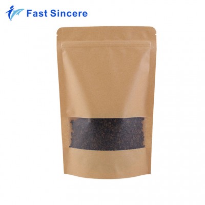 Shenzhen Kraft Paper Stand Up Bag For Food