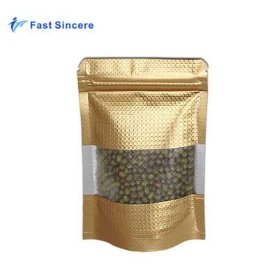 China Plastic Metal Biodegradable Waterproof Zipper Empty Tea Bag